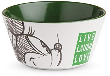 Egan Schüssel Minnie Live Laugh Love grün, Mehrfarbig, Small, PWM91LL/1V