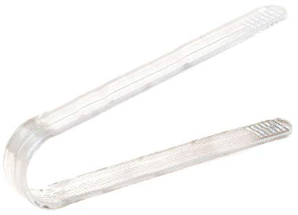 1pc Mini Tongs Zuckerzange Eiszange Kunststoff Klar Kleine Servierzangen Vorspeisen Tongs Kitchen Tongs, Für Tea Party Coffee Bar Küche