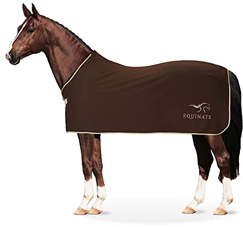 Equinate Abschwitzdecke Orlando aus Fleece mit Widerristpolster