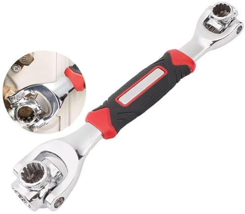 CENPEK 52 in 1 Socket Wrench Multifunction Wrench Tool with 360 Degree Rotating Head Spanner Tool for Home and Car Repair