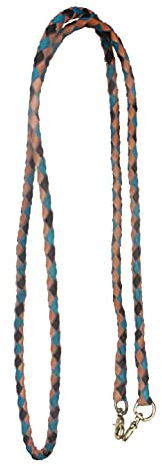 CHALLENGER 66RT48 Westernzügel, rund, geflochten, mehrfarbig, Leder, 66RT48