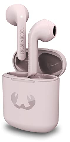 Fresh 'n Rebel True Wireless Earbuds Écouteurs avec 24 Heures d'autonomie de Lecture, contrôle Tactile et Assistant Vocal (Twins 1, Smokey Pink)