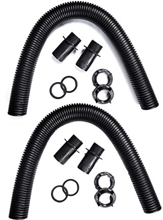 2 x Water Butt Connector Kits - Water Butt Pipe Link Connector Kit
