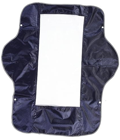 Tragbare Elektromobil Abdeckung Faltbar aus Oxford und Pvc Navy | Regendach für Elektromobil, Leicht zu Tragen und Robust, für Drinnen und Draußen