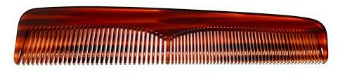 Echterhölter Kamm gesägt + handgemacht ca. 19,5 cm - normale + weite Zahnung havanna-braun Damen Herren Universalkamm (23513)