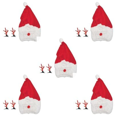5 Set Weihnachtshelm-Überzug Männer Geschenk Lustige Weihnachten Reithelm Abdeckung Xmas Hat