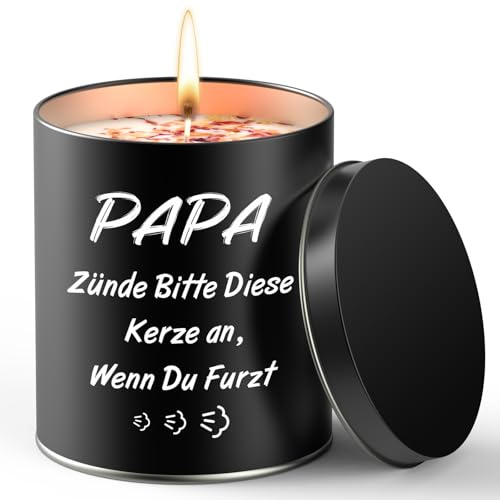 Weihnachtsgeschenke für Papa,9oz Duftkerzen,Geschenke für Papa Männer | Dose-Kerze mit Gardenienduft,Kleine Weihnachtsgeschenke für Männer Opa zum Vatertag Geburtstag Weihnachten