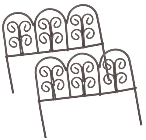DECOMELODY 2pcs Mini Metal Climbing Trellis for Diy Garden Plants Indoor Outdoor Plant Support Frame 7.5x6.5cm