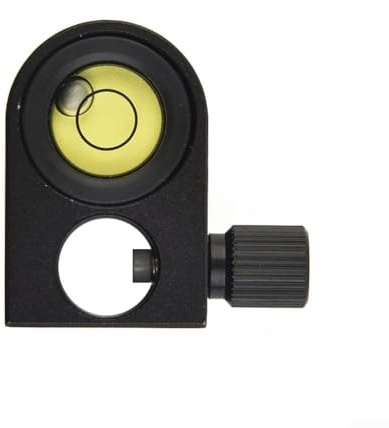 LevelSpirit - Vial de burbujas con soporte, nivel de burbuja, para poste GPS, accesorios de mini prismas