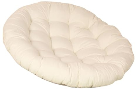 Sharplace Hanging Egg Chair Cushion Outdoor Seat Cushion Thick Garden Pod Chair Mat Swing Chair Pad for Balcony Room Garden Yard, beige