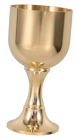 ULTECHNOVO Calice in Metallo Vintage Calice da Vino in Rame Delicato Coppa per Liquori retrò Tazza retrò per caffè e Cocktail