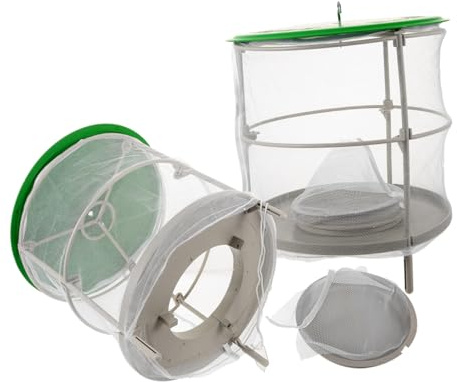 MERRYHAPY 2pièces Piège à Mouches Suspendu Filet pour Attraper Les Insectes Résistant Aux Intempéries pour Extérieur
