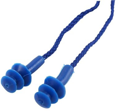 SAFIGLE para los silenciador anti-ruido enchufar protector de orejas adulto Hola auricular con reducción de ruido auricular anti-ruido protector de Azul