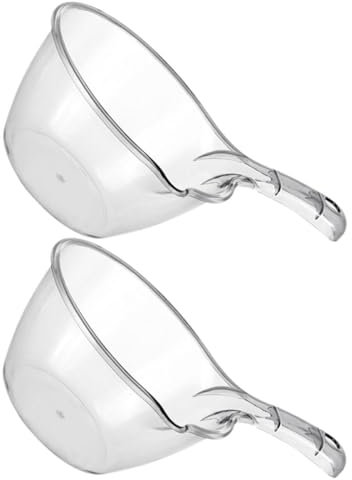 ULTECHNOVO para Recoger Agua Mango Ergonómico de Plástico 2 Grandes para Lavar Verduras y Frutas Adecuado para Cocina y Té