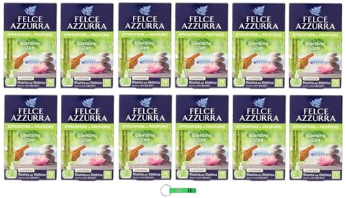 Felce Azzurra Aria Casa Giardino Zen Refil, deodorante per ambienti 20 ml + portachiavi Beni Culinari