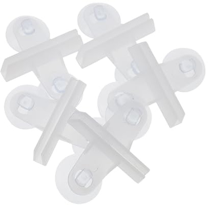 Healifty 5pcs Aquarium Divider Suction Cups Fish Tank Glass Clamps Plastic Heater Sucker Clips Aquarium Accessories for Freshwater and Saltwater Tanks