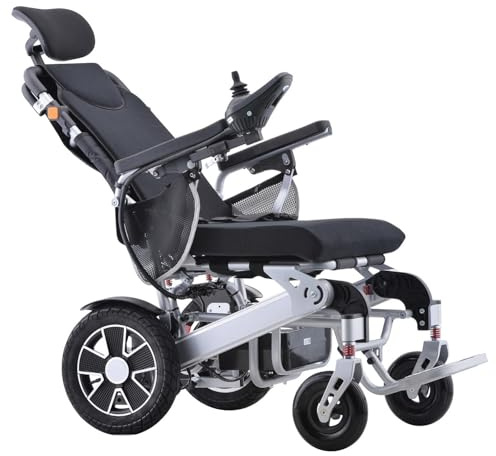Leichter Faltbarer Elektrischer Rollstuhl, Bis 150 kg, automatisches Einklappen, Sitzbreite 56 cm, J26R modell Elektrorollstuhl