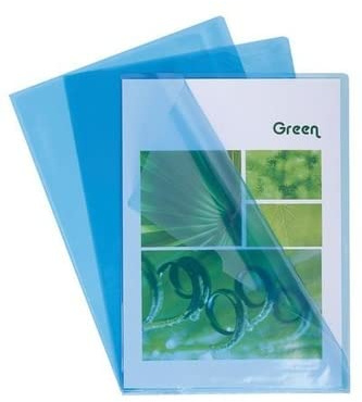 Sachet de 10 pochettes coin pvc lisse haute resistance 13x100e - a4
