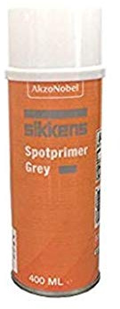 SIKKENS Spot Primer Fond spray gris 400 ml pour carrosserie voiture moto