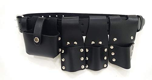 Scaffolding Black Leather Tools Belt Full Tools Pouch
