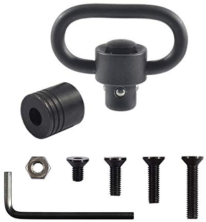 JIALITTE QD 1.25 Inch Swivels Mount Quick Detach Loop Base Kit with 4 Screws + 1 nut + 1 Wrench