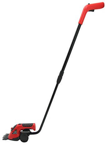 Forbici A Batteria, Tagliasiepi Con Asta Telescopica E Per La Finitura Dei Bordi Del Prato Taglio Esatto Di Qualsiasi Contorno Standard Unico 3.6V Cordless Tagliaerba Incl 2 Lame,Rosso