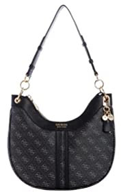 GUESS KASINTA hobo, schwarz(coalmulti), Gr. S