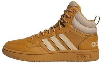adidas Herren Hoops 3.0 Mid Lifestyle Basketball Classic Fur Lining Winterized Shoes, Mesa/Magic Beige/Mesa, 43 1/3 EU