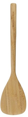 KitchenAid Short Turner Bamboo 1'' | Safe for non-stick cookware, protecting delicate surfaces from scratches while offering a secure, comfortable grip.