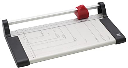 MAGICLULU Manueller Papierschneider Mit Stabiler Basis Und Präzisen Klingen Für Büro Schule Und Kreative Projekte Präzise Schnitte Mit Verstellbarem Papierschneider Und
