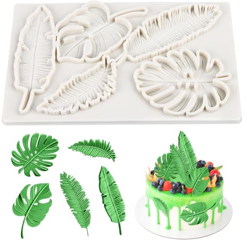 3D-Blätter aus Silikon für Kuchen und Fondant, DIY-Backform zum Dekorieren