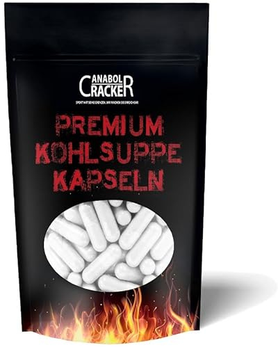 Kohlsuppen-Kapseln, 320 Stück, original Kohlsuppe Extrakt, 300mg pro Kapsel Hochdosiert, Extrem Hochwertige Premium Qualität mit Vitamin C & Petersilienpulver ohne Aromen & Farbstoffe GMO-frei