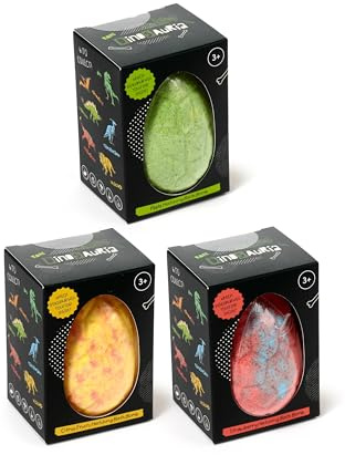 Puckator Dinosauria Hatching Bath Bomb Egg - Birthday Gifts for Mum or Her - Gifts for Girls - Bath Bomb for Women - Spiritual Self Care Gifts for Women - Bathbombs - Bath Accessories - Relaxation