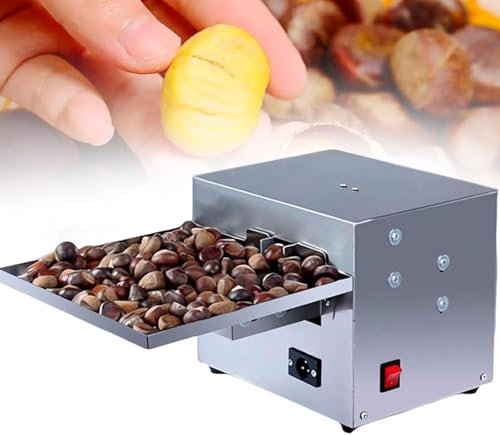 Sgusciatrice Commerciale Per Castagne, Intagliatrice Automatica Per Castagne, Nessun Danno Alle Castagne, Grande Piatto Per Castagne, Alta Efficienza, Utilizzo Di Batterie O Elettricità Domestica