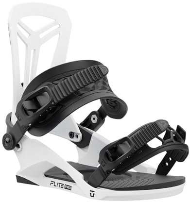 Union Flite Pro - Fijaciones para tabla de snowboard, talla S de EE. UU. para hombre, 5.5-7.5, color blanco