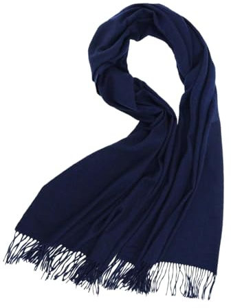 Lauf Schal Damen Schal Set Junge Pashmina-Schal Schwarzes Schal Tücher Autoreinigung Außen Beschlag Brille Tücher Schal Winter Blau Damen way Tücher Für Auto Tücher Hand Herren (Dark Blue, One Size)