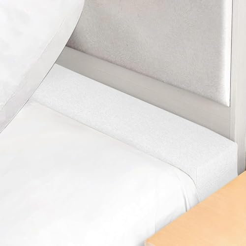 Estensione materasso per letto king size, connettore a ponte grigio per letti singoli, 120 x 8 x 10 cm, riempie lo spazio tra i materassi e il supporto della testiera