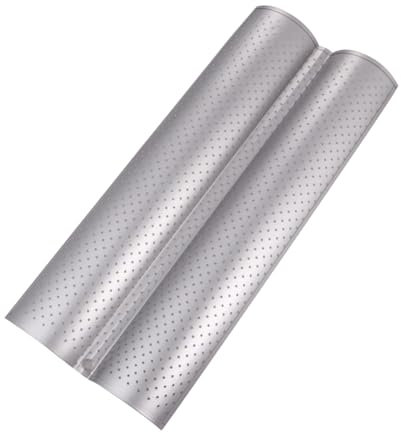 TOPPERFUN Teglia Per Pane Francese Non Stick Inossidabile Stampo Per Baguette Slot Accessori Facile Da