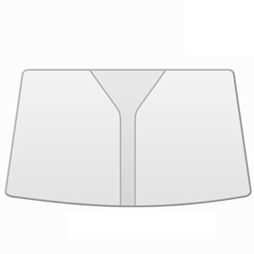 GGOIN Parasol Coche Delantero para MG 3/MG3 Hybrid+2024, Parasol Auto Parabrisas Anti-Ultravioleta Plegable Accesorios para Auto,Silver-140 * 70cm