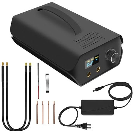 Portable Spot Welder with Adjustable Energy Storage, Automatic Mode for Efficient 18650 Battery Welding