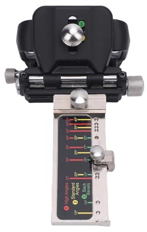 Aramox Afilador de Guía de Plano Afilador de Formón Herramienta de Carpintería con Dial Preciso Ranura Fija