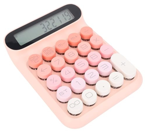 Fafeims 24 Calculadora Mecánica de Interruptor Azul Clave, Estabilidad y Absorción de Choques, Duración de la Batería Larga, Experiencia de Tipificación Mejorada, Fácil Limpieza y Comodidad, Clara