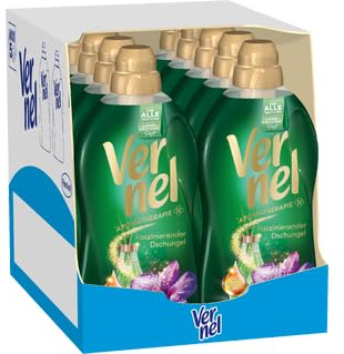 Vernel Aromatherapie Faszinierender Dschungel Weichspüler für ALLE Textilien (10 × 46 Waschladungen), langanhaltender Duft für Wäsche, Wäscheduft mit ätherischen Ölen für 24 h & 7 Tage Frische