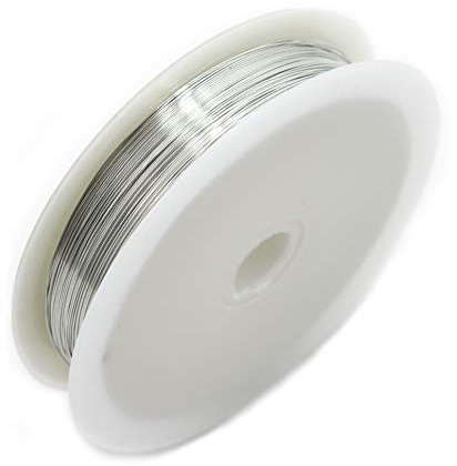 HAND ® Eine Rolle der bildenden Bead Craft Silberdraht, Größe 0,3 mm