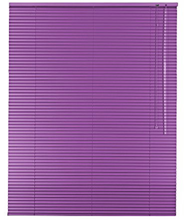 Original Easy-Shadow Aluminium Jalousie Jalousette Breite 160 x 190 cm Höhe in Farbe flieder - Bedienseite rechts - Fensterjalousie Jalousien Alu-Jalousien Alu-Jalousetten Fenster Rollo Lamellenbreite 25 mm Lamellen / Maßanfertigung