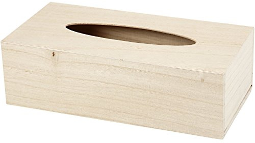Creativ 575700 27 x 14 x 8 cm 1-Piece Wooden Large Tissue Box Holder