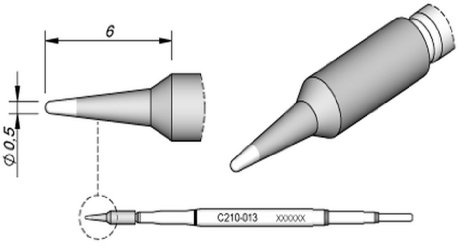 Jbc C210015 - Punta de soldar para 2210/T210