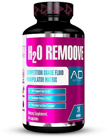Project AD H2O Remoove Nutural Diuretice Water Management System, Contains a Potassium-Sparing Formula Designed To Promote a Drier, Leaner And More Vascular Looking Physique (28 Servings)