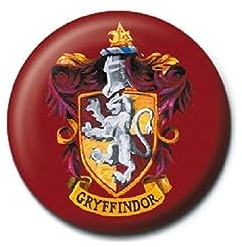 Harry Potter Broche en métal rouge, taille unique, Métal