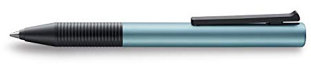 Lamy tipo Tintenroller 339 – kappenloser Rollerball aus Aluminium in der Farbe Hellblau mit integrierten Clip-/Drücker-Mechanik – Mit Tintenrollermine – Strichbreite M